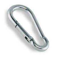 Snap Hook Zinc Plated 8MMx80MM Carabiner