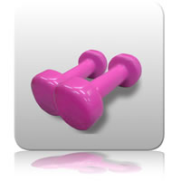 Dumbbell (Vinyl) - 1.0kg Pair